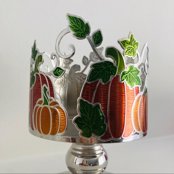 BBW Pumpkin Fall Candle Holder - Picture 3 of 3